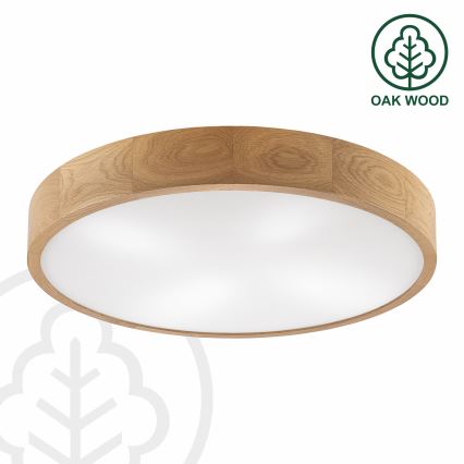 Brilagi - LED Plafondlamp CARVALHO 4xE27/60W/230V eik ø 57,5 cm