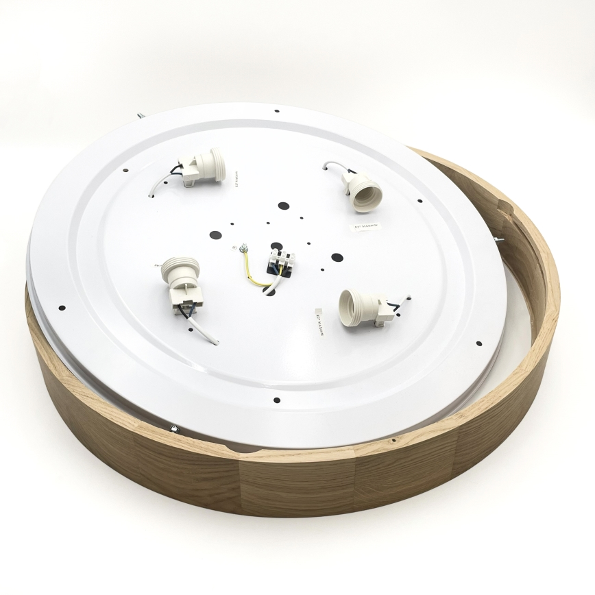 Brilagi - LED Plafondlamp CARVALHO 4xE27/60W/230V eik ø 57,5 cm