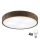 Brilagi - LED plafondlamp CARVALHO 4xE27/60W/230V eiken-walnoot diam. 57,5 cm