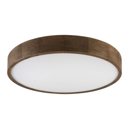 Brilagi - LED plafondlamp CARVALHO 4xE27/60W/230V eiken-walnoot diam. 57,5 cm