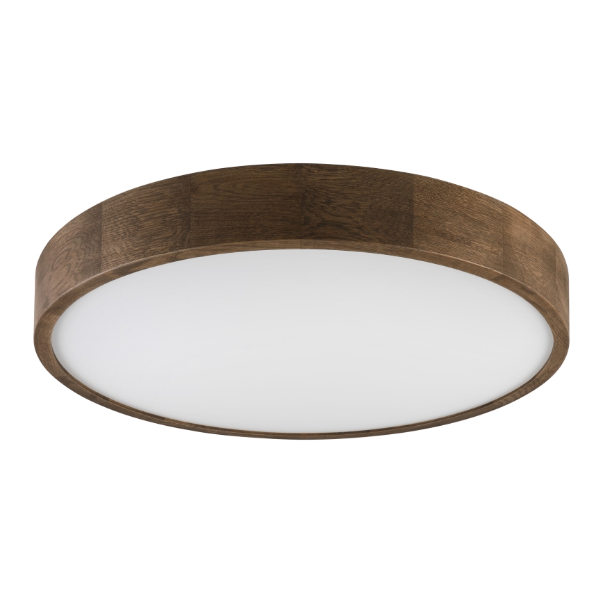 Brilagi - LED plafondlamp CARVALHO 4xE27/60W/230V eiken-walnoot diam. 57,5 cm