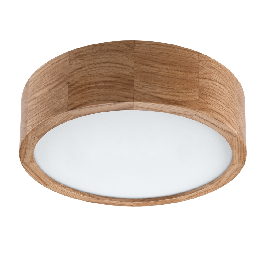 Brilagi - LED plafondlamp CARVALHO LED/20W/230V eiken Ø 27,5 cm