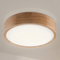 Brilagi - LED-plafondlamp CARVALHO LED/36W/230V eiken Ø 37,5 cm
