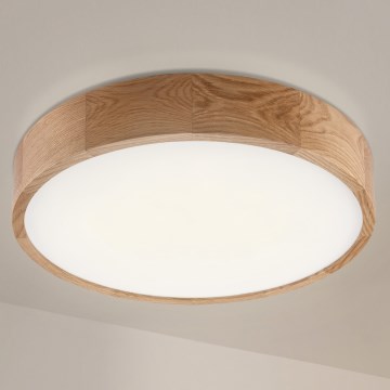 Brilagi - LED-plafondlamp CARVALHO LED/36W/230V eiken Ø 47,5 cm
