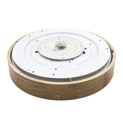 Brilagi - LED-plafondlamp CARVALHO LED/36W/230V eiken Ø 47,5 cm