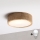 Brilagi - LED plafondlamp CARVALHO MODERN 1xE27/60W/230V Ø 27,5 cm eiken