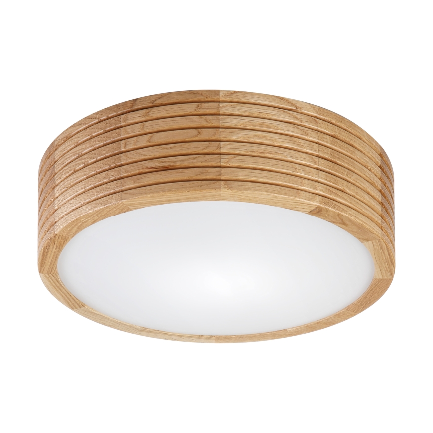 Brilagi - LED plafondlamp CARVALHO MODERN 1xE27/60W/230V Ø 27,5 cm eiken