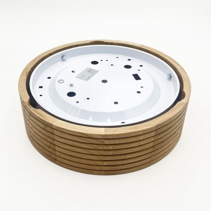 Brilagi - LED plafondlamp CARVALHO MODERN 1xE27/60W/230V Ø 27,5 cm eiken