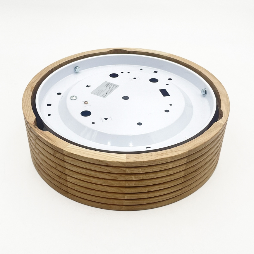 Brilagi - LED plafondlamp CARVALHO MODERN 1xE27/60W/230V Ø 27,5 cm eiken