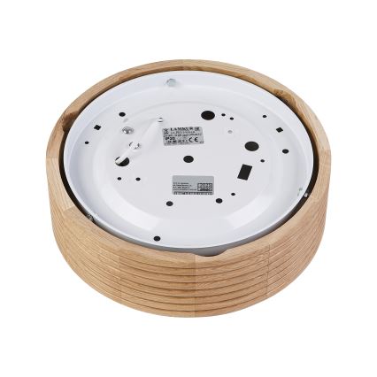 Brilagi - LED plafondlamp CARVALHO MODERN 1xE27/60W/230V Ø 27,5 cm eiken