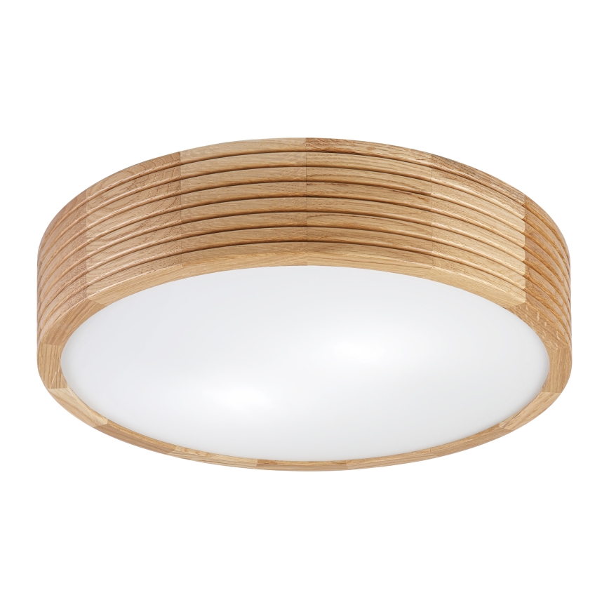 Brilagi - LED-plafondlamp CARVALHO MODERN 2xE27/60W/230V Ø 37,5 cm eiken