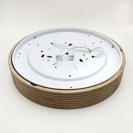 Brilagi - LED-plafondlamp CARVALHO MODERN 3xE27/60W/230V Ø 47,5 cm eiken