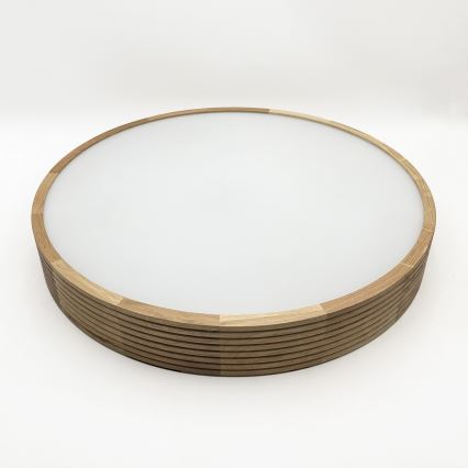 Brilagi - LED plafondlamp CARVALHO MODERN 4xE27/60W/230V, eik, Ø 57,5 cm