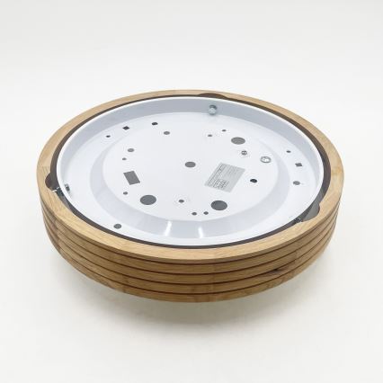 Brilagi - LED-plafondlamp CARVALHO MODERN SLIM 1xE27/60W/230V Ø 27,5 cm, eiken