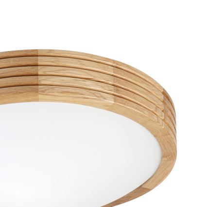 Brilagi - LED-plafondlamp CARVALHO MODERN SLIM 1xE27/60W/230V Ø 27,5 cm, eiken