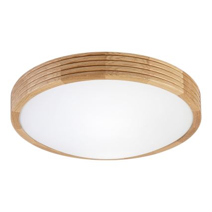Brilagi - LED-plafondlamp CARVALHO MODERN SLIM 2xE27/60W/230V Ø 37,5 cm eiken