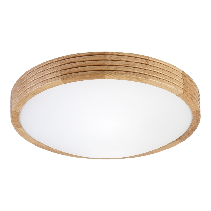 Brilagi - LED-plafondlamp CARVALHO MODERN SLIM 2xE27/60W/230V Ø 37,5 cm eiken