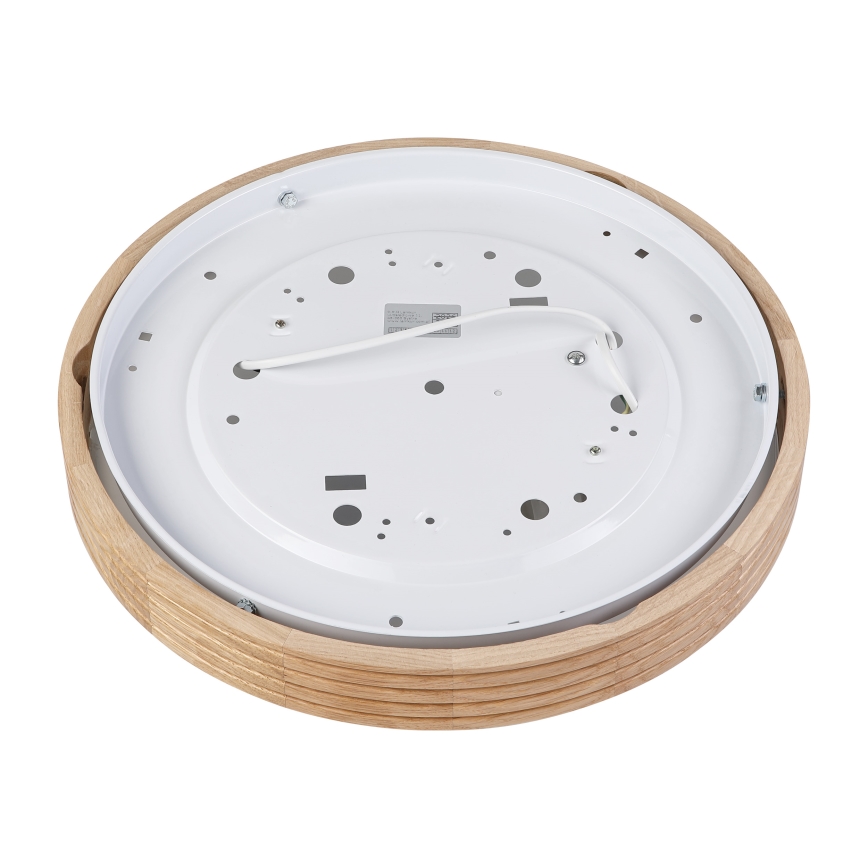 Brilagi - LED-plafondlamp CARVALHO MODERN SLIM 2xE27/60W/230V Ø 37,5 cm eiken