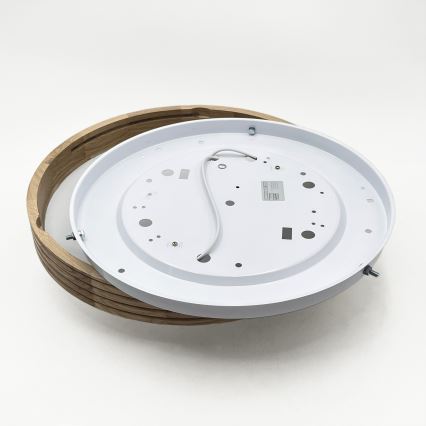 Brilagi - LED-plafondlamp CARVALHO MODERN SLIM 2xE27/60W/230V Ø 37,5 cm eiken