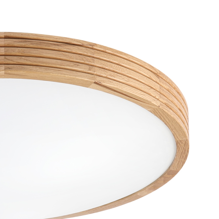 Brilagi - LED-plafondlamp CARVALHO MODERN SLIM 3xE27/60W/230V Ø 47,5 cm eiken