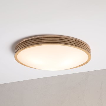 Brilagi - LED-plafondlamp CARVALHO MODERN SLIM 3xE27/60W/230V Ø 47,5 cm eiken