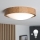 Brilagi - LED plafondlamp CARVALHO SLIM 1xE27/15W/230V eiken Ø 27 cm