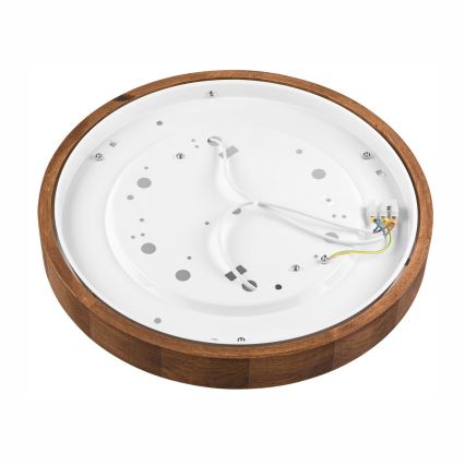 Brilagi - LED Plafondlamp CARVALHO SLIM 2xE27/60W/230V eiken kers diameter 37 cm