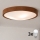 Brilagi - LED plafondlamp CARVALHO SLIM 3xE27/15W/230V eik/kers Ø 47 cm