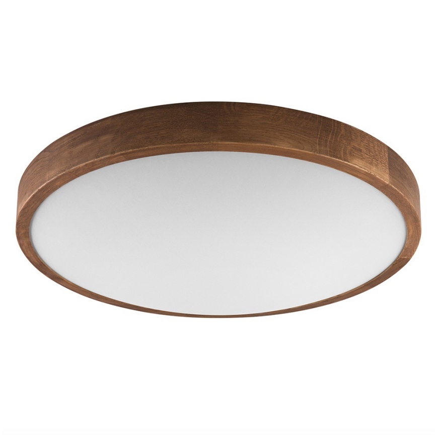 Brilagi - LED plafondlamp CARVALHO SLIM 3xE27/15W/230V eik/kers Ø 47 cm