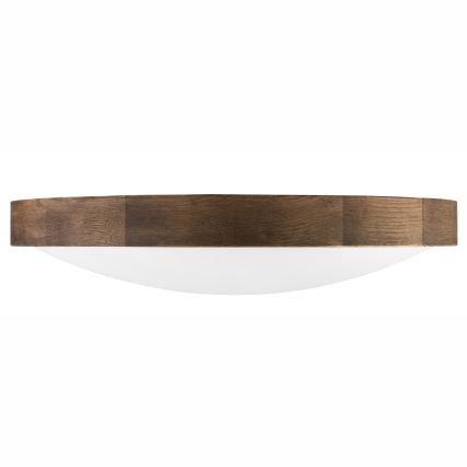 Brilagi - LED Plafondlamp CARVALHO SLIM 3xE27/60W/230V eiken walnoot Ø 47 cm