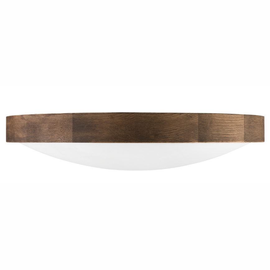 Brilagi - LED Plafondlamp CARVALHO SLIM 3xE27/60W/230V eiken walnoot Ø 47 cm