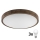 Brilagi - LED Plafondlamp CARVALHO SLIM 3xE27/60W/230V eiken walnoot Ø 47 cm