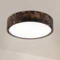 Brilagi - LED plafondlamp CARVALHO SMOKEY LED/36W/230V eiken Ø 37,5 cm