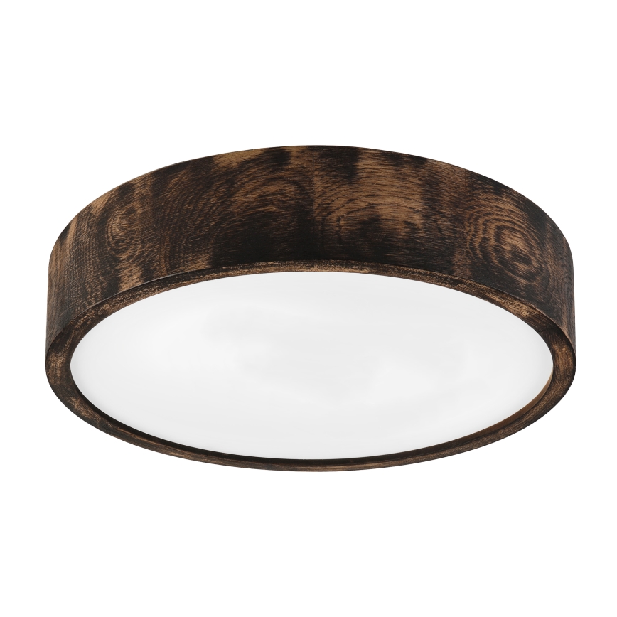 Brilagi - LED plafondlamp CARVALHO SMOKEY LED/36W/230V eiken Ø 37,5 cm
