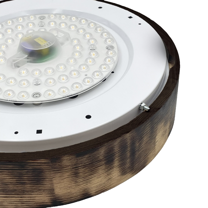 Brilagi - LED plafondlamp CARVALHO SMOKEY LED/36W/230V eiken Ø 37,5 cm