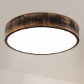 Brilagi - LED-plafondlamp CARVALHO SMOKEY LED/36W/230V eiken Ø 47,5 cm