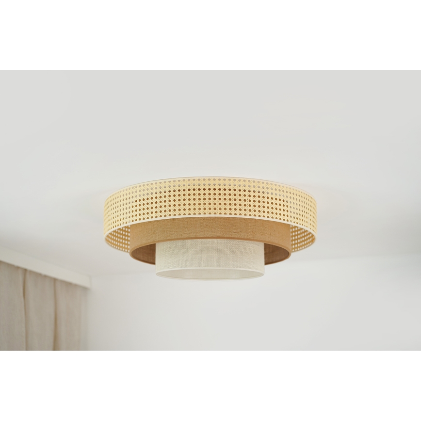 Brilagi - LED Plafondlamp CEDAR LUNETA LED/26W/230V beige/bruin/crème