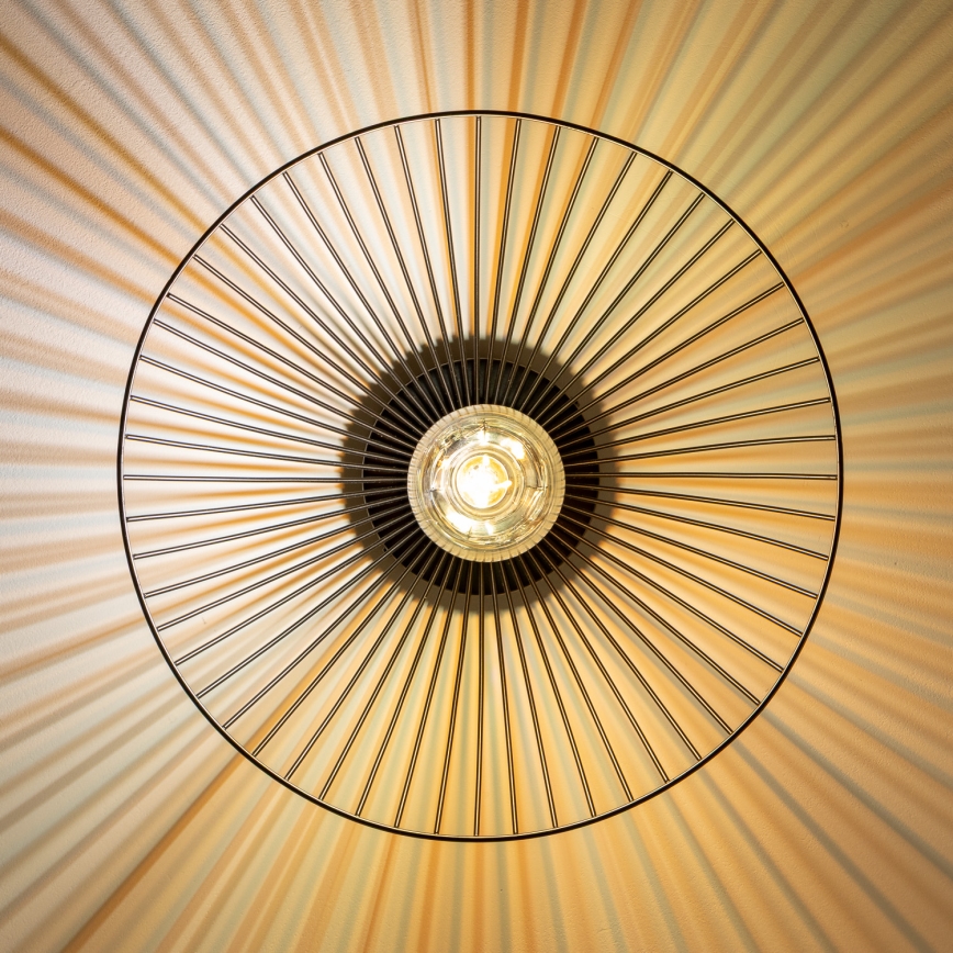 Brilagi - LED plafondlamp CERIA WIRE 1xE27/40W/230V Ø 26 cm zwart