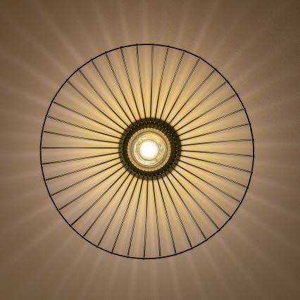 Brilagi - LED plafondlamp CERIA WIRE 1xE27/40W/230V Ø 45 cm zwart