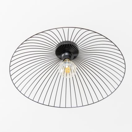Brilagi - LED plafondlamp CERIA WIRE 1xE27/40W/230V Ø 60 cm zwart