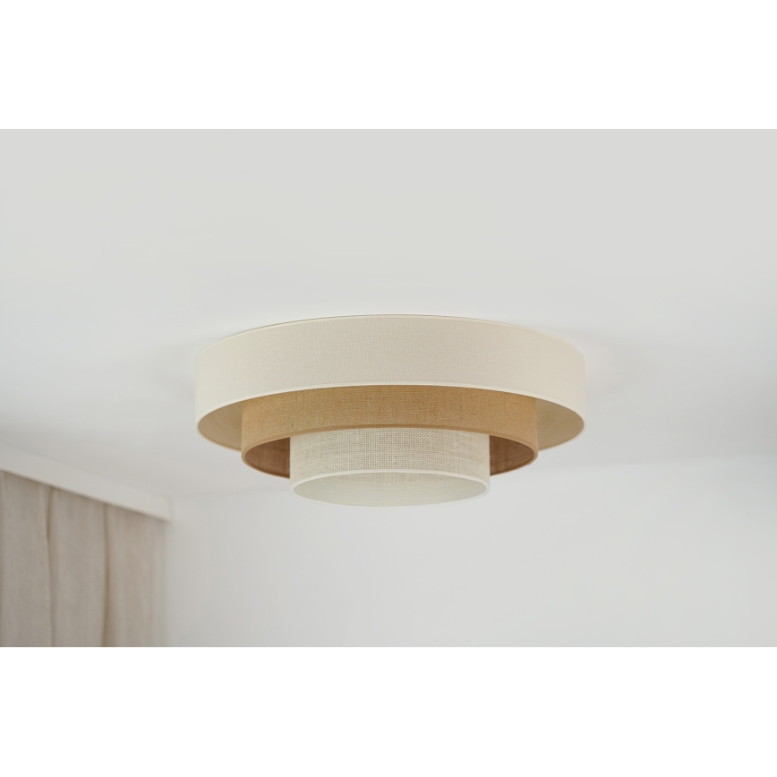 Brilagi - LED Plafondlamp DENVER LUNETA LED/12W/230V diameter 60 cm 3000K/4000K/6400K beige/crème