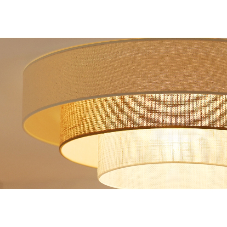 Brilagi - LED Plafondlamp DENVER LUNETA LED/12W/230V diameter 60 cm 3000K/4000K/6400K beige/crème