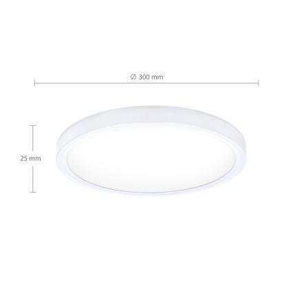 Brilagi - LED Plafondlamp ESTELA LED/18W/230V wit