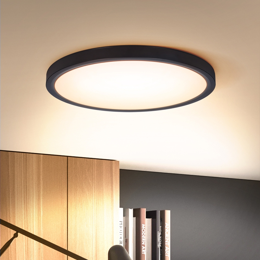 Brilagi - LED Plafondlamp ESTELA LED/18W/230V zwart