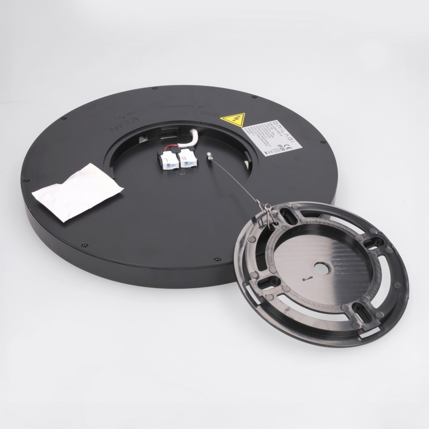 Brilagi - LED plafondlamp ESTELA LED/18W/230V Ø 30 cm zwart