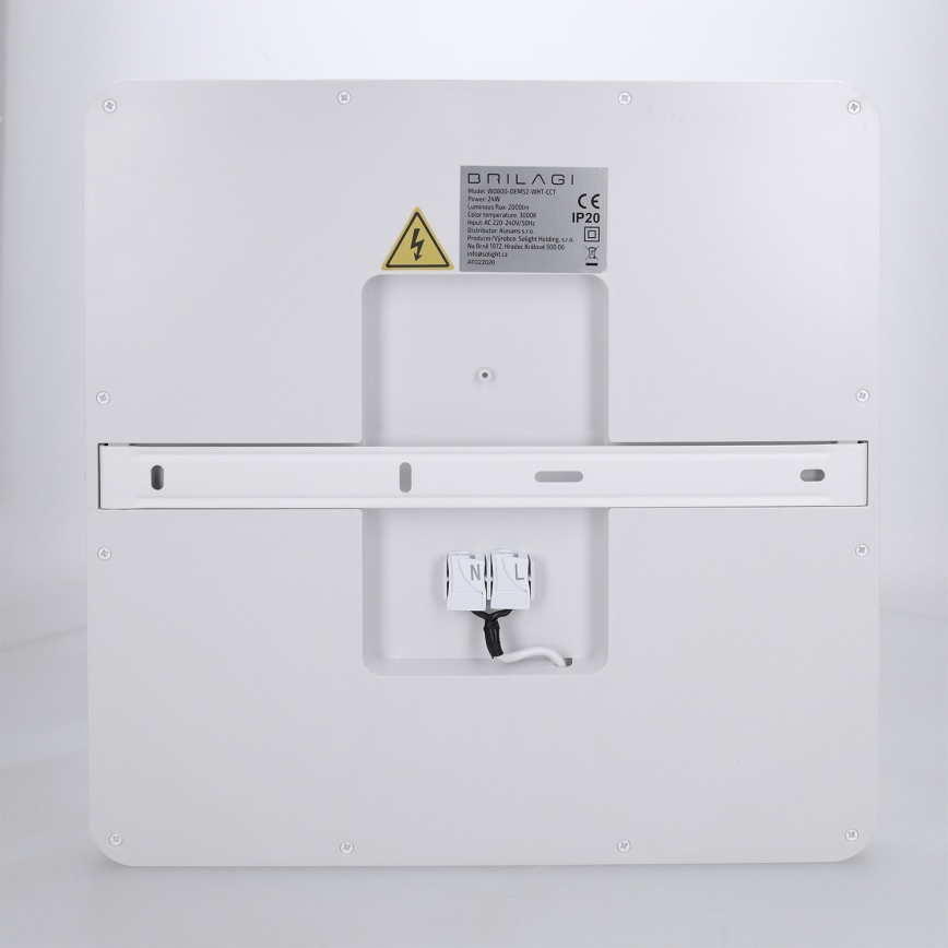 Brilagi - LED plafondlamp ESTELA SQUARE LED/24W/230V 31x31 cm wit