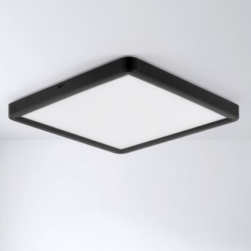 Brilagi - LED-plafondlamp ESTELA SQUARE LED/24W/230V 31x31 cm zwart