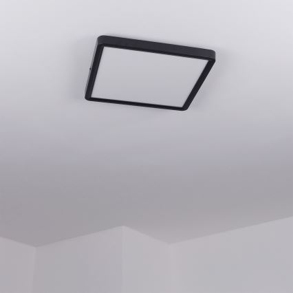 Brilagi - LED-plafondlamp ESTELA SQUARE LED/24W/230V 31x31 cm zwart