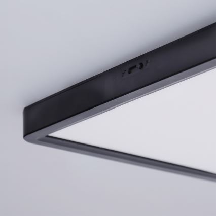Brilagi - LED-plafondlamp ESTELA SQUARE LED/24W/230V 31x31 cm zwart