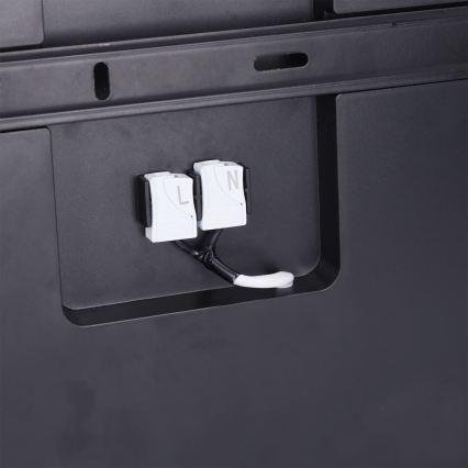 Brilagi - LED-plafondlamp ESTELA SQUARE LED/24W/230V 31x31 cm zwart